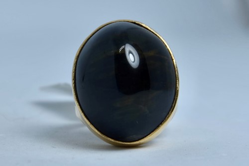Vedere dettagli per ANELLO PIETRA OCCHIO DI FALCO Immagine di ANELLO PIETRA OCCHIO DI FALCO