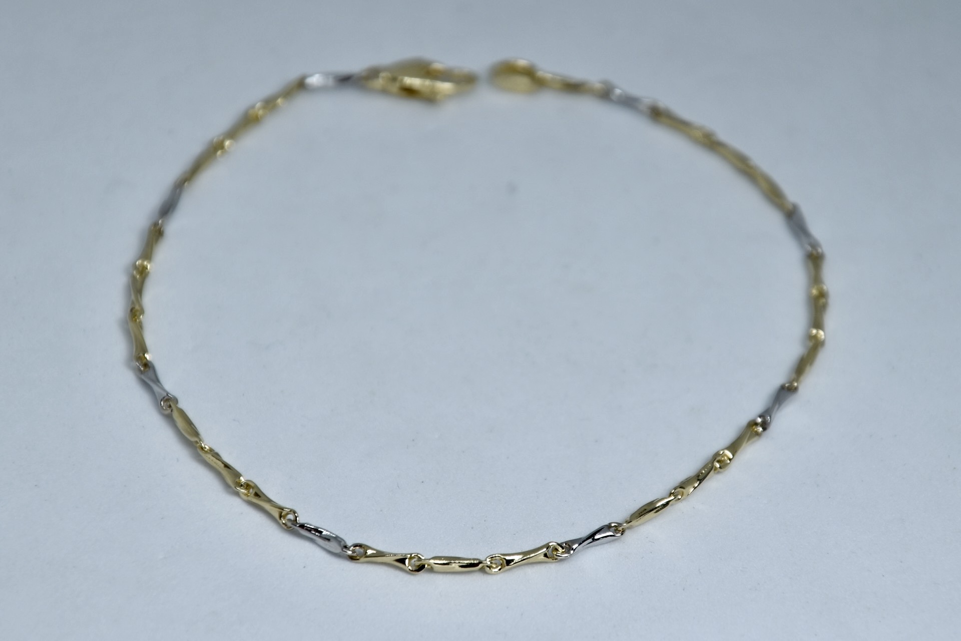 Immagine di BRACCIALE UOMO ORO BICOLOR